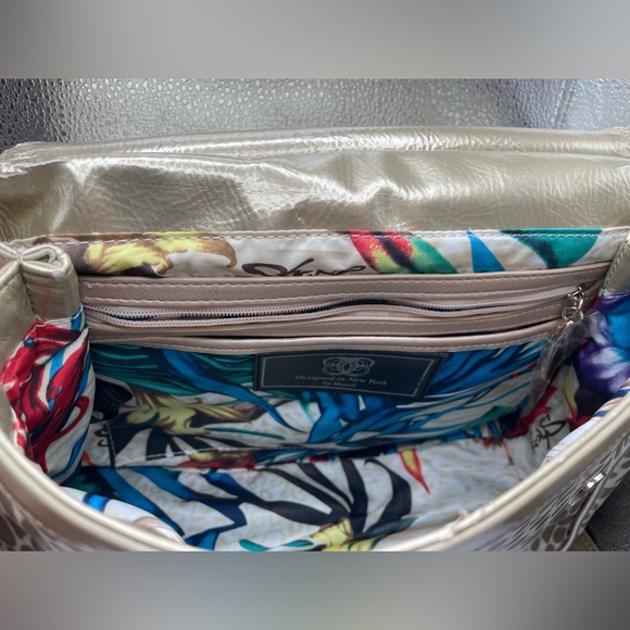 Vintage disco and animal print crossbody/top purse - Picture 6 of 8